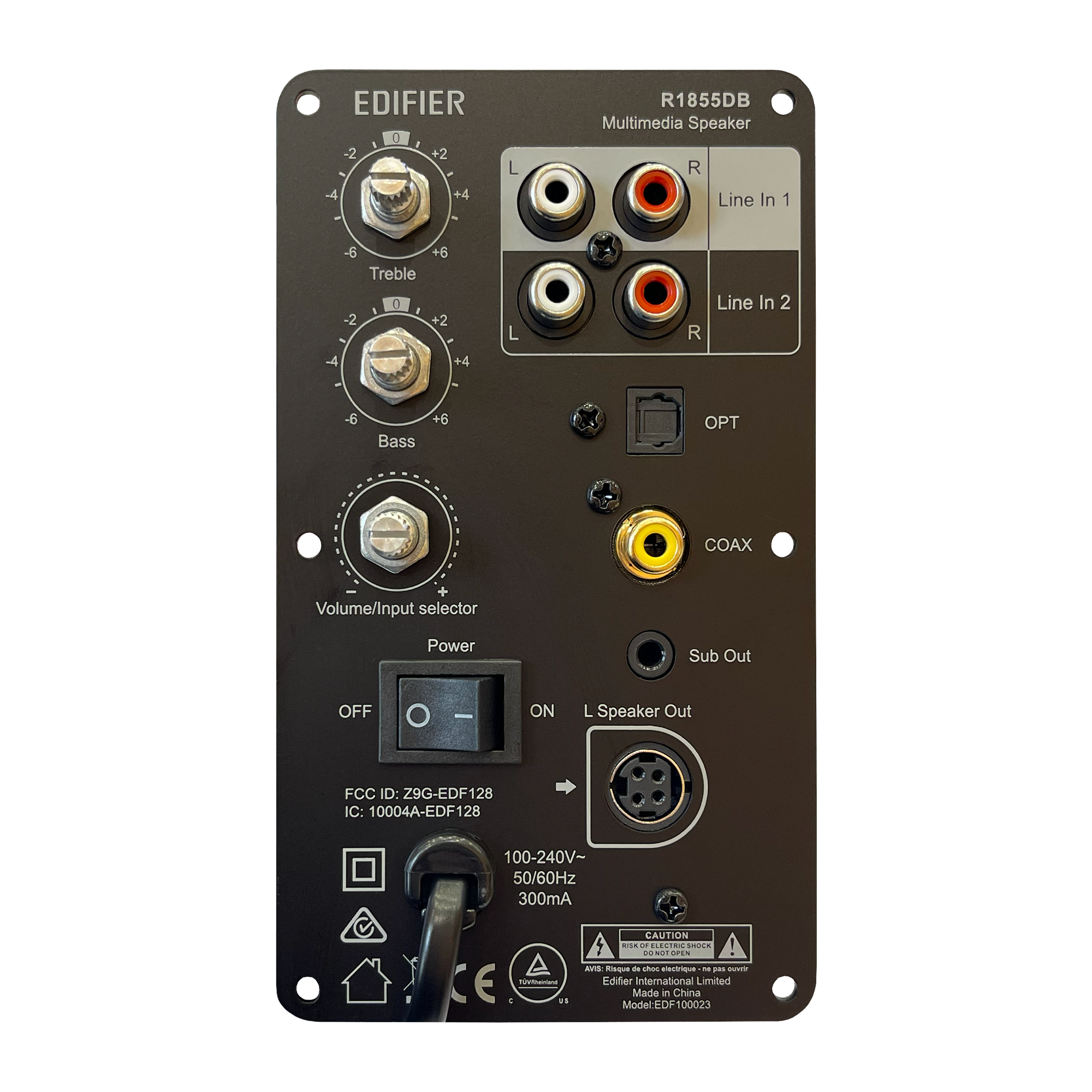 Задняя панель сателлита в сборе EDIFIER R1855D