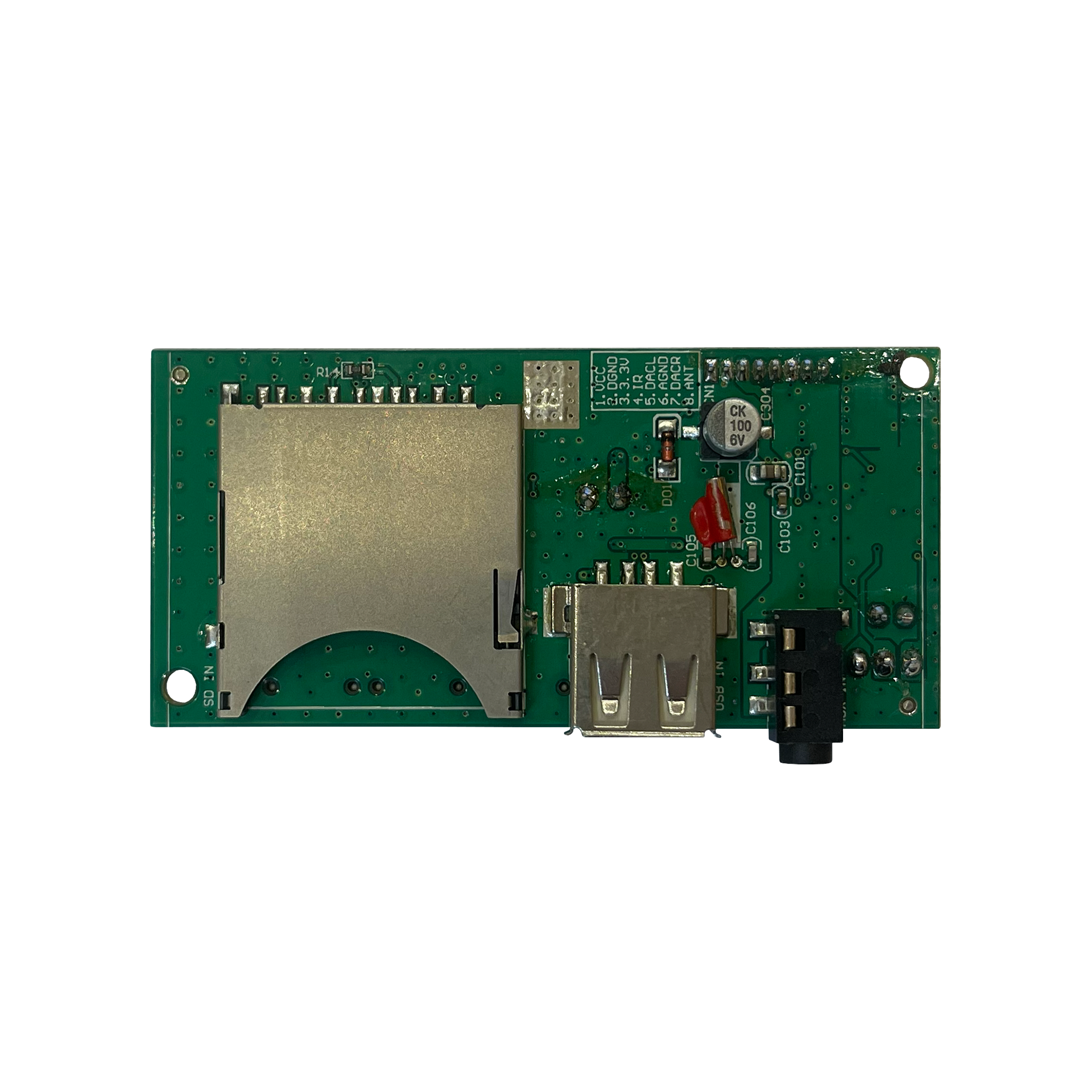 Плата управления звуком и входами SD/USB/AUX сабвуфера EDIFIER XM6PF