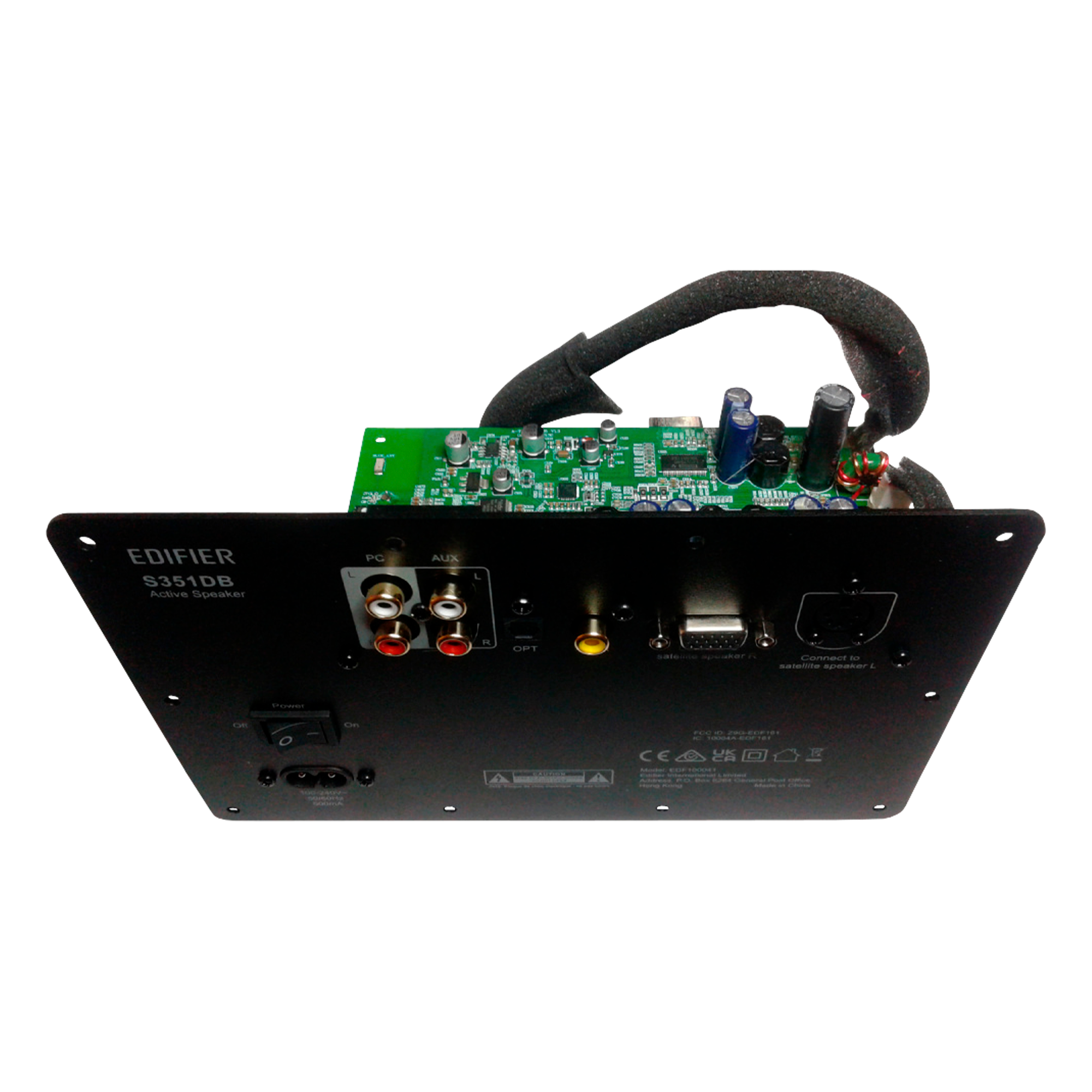 Задняя панель сабвуфера в сборе EDIFIER S351DB