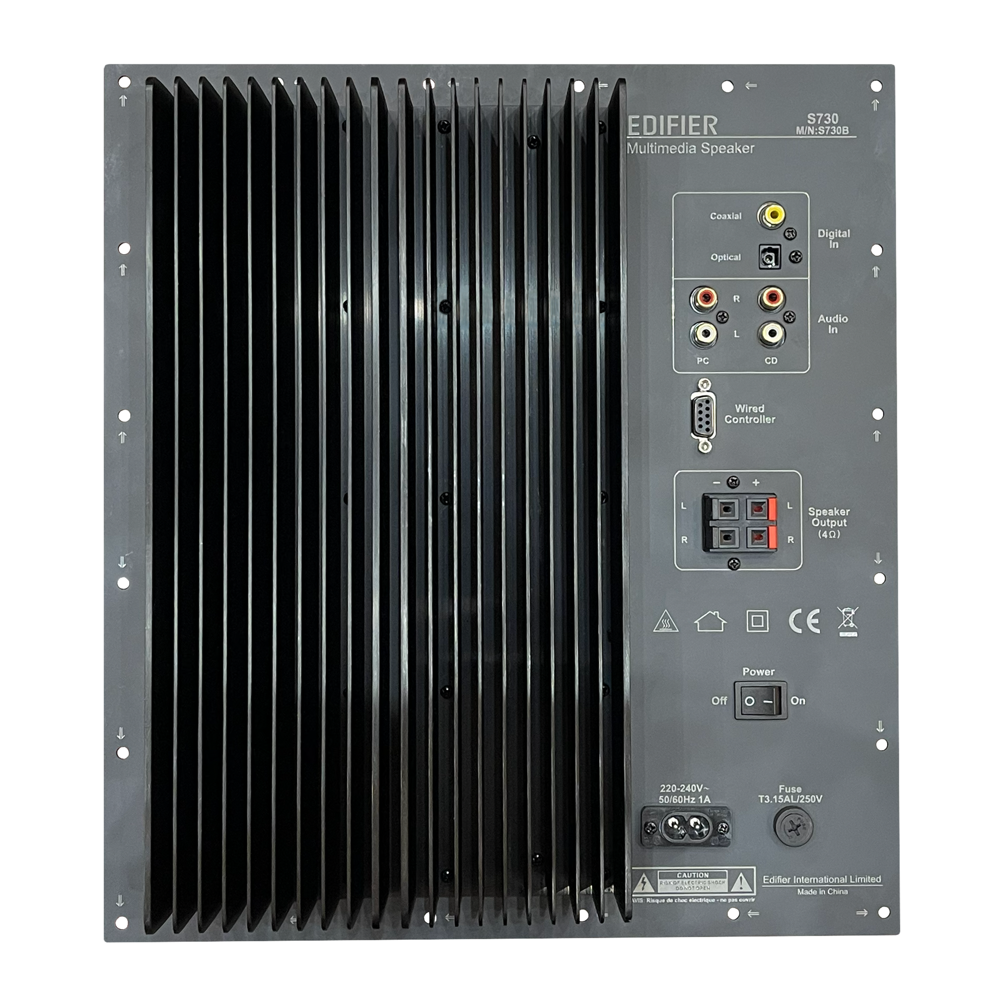 Задняя панель сабвуфера в сборе EDIFIER S730