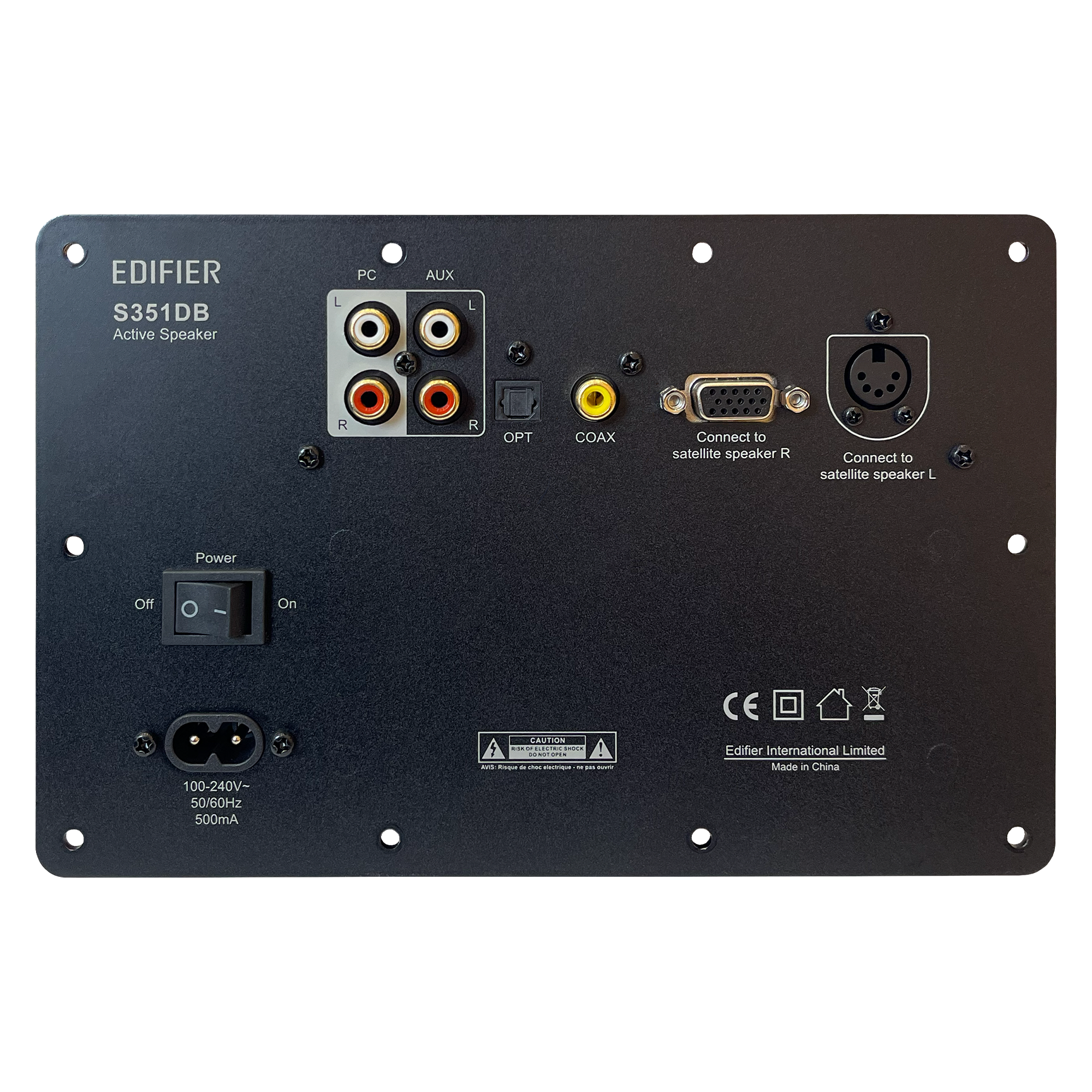 Задняя панель сабвуфера в сборе EDIFIER S351DB